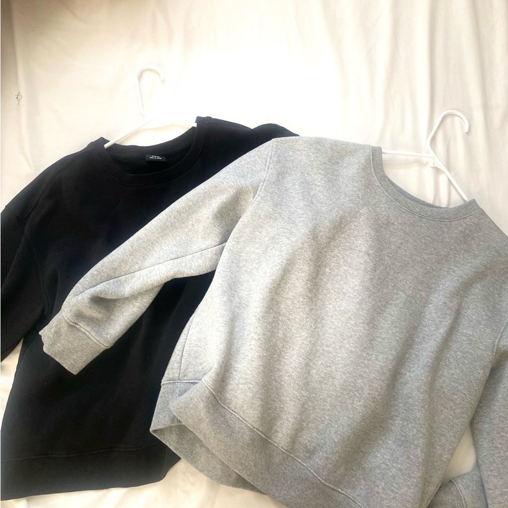 Athletic Works Black And Grey Crew Neck Set